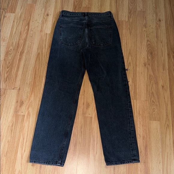 Agolde 90’s Jean Distressed Black Size 26 - Picture 7 of 8
